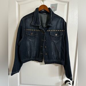 Studded Denim Jacket